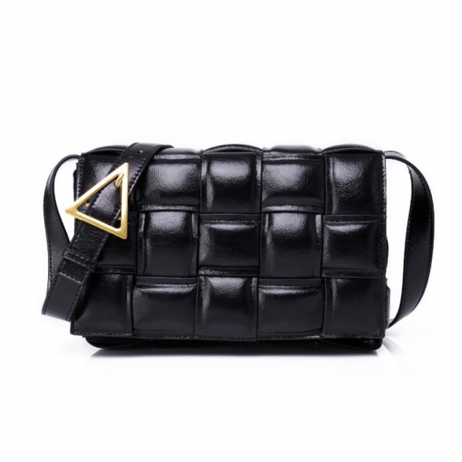 Custom Fashion Designer Woven pu Leather Crossbody Bag 