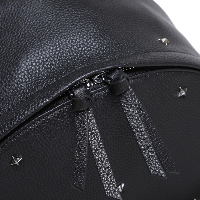 OEM PU leather fashion designer backpack for women 