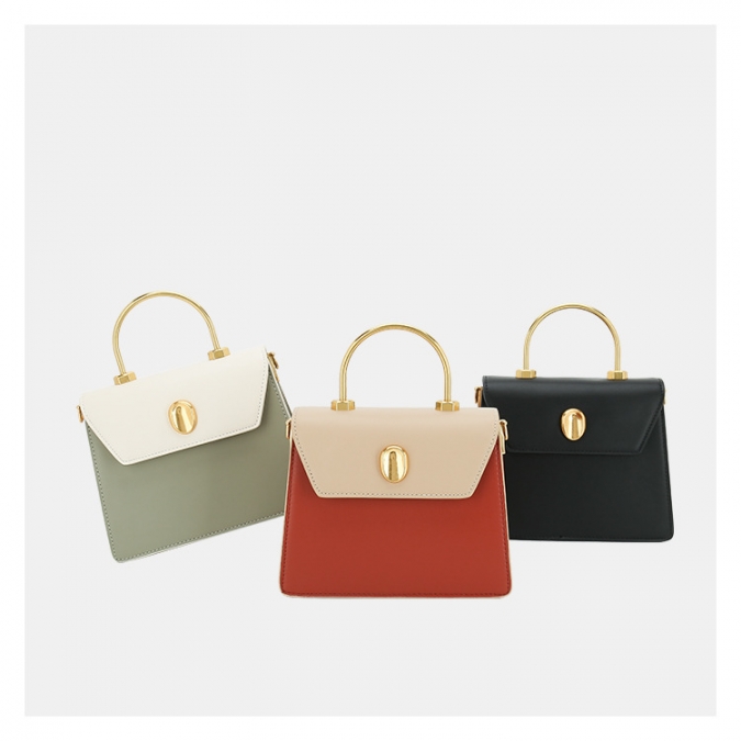 benutzerdefinierte berühmte Marken Vintage Leder Handtasche kleine quadratische Taschen Damen Umhängetasche 